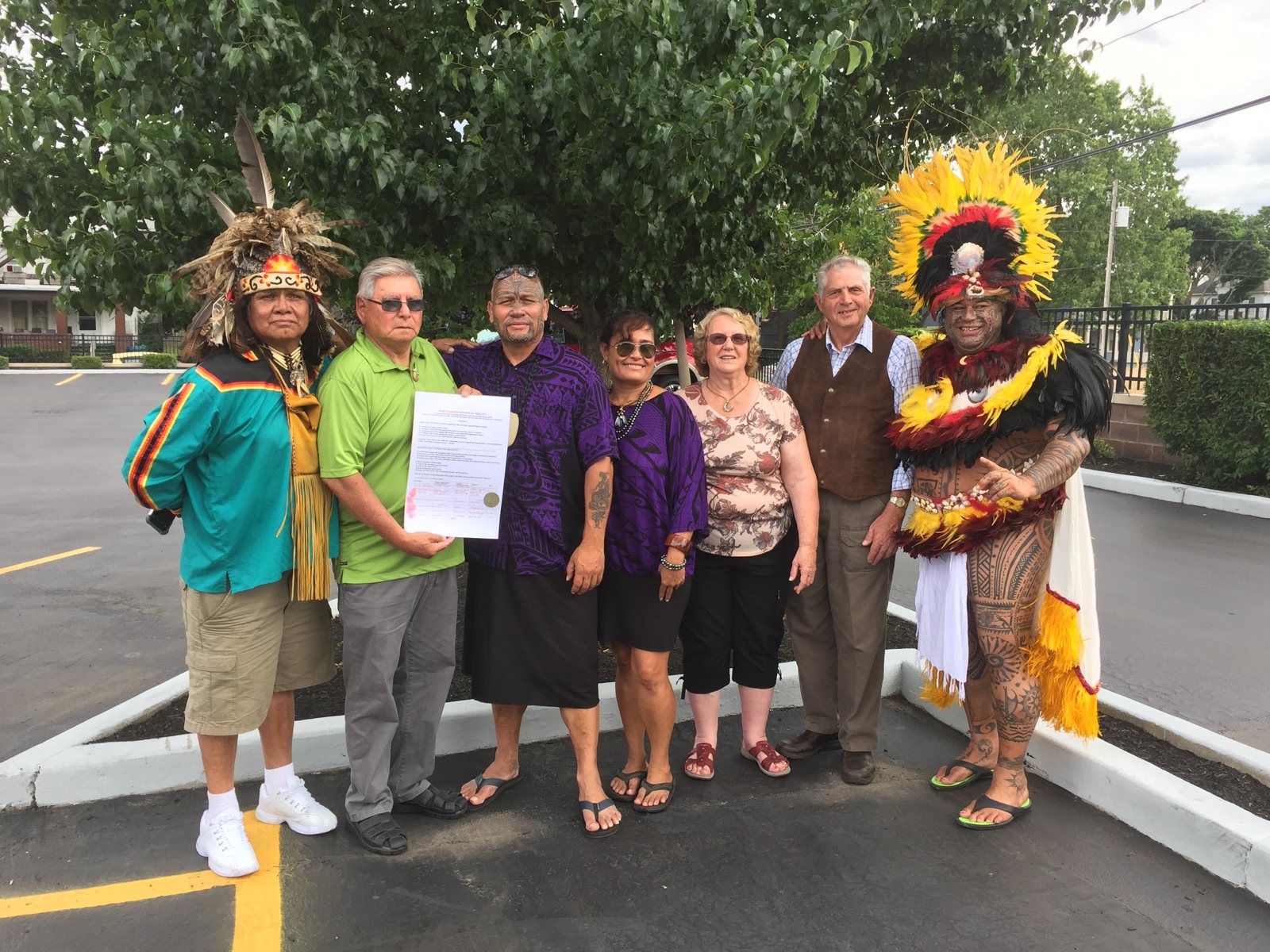 Treaty signing, 11 July 2016