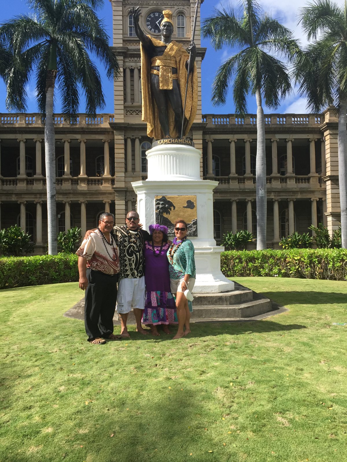 King Kamehameha Statue, Honolulu, 8 November 2015