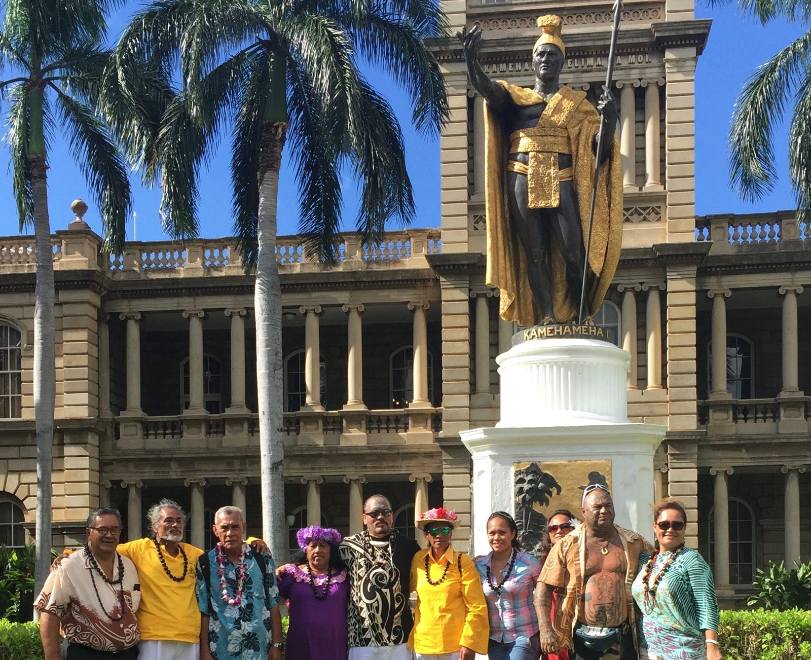 King Kamehameha Statue, Honolulu, 8 November 2015