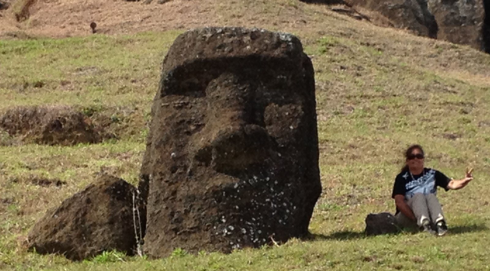Moai at Rano Raraku, Rapa Nui, September 2012