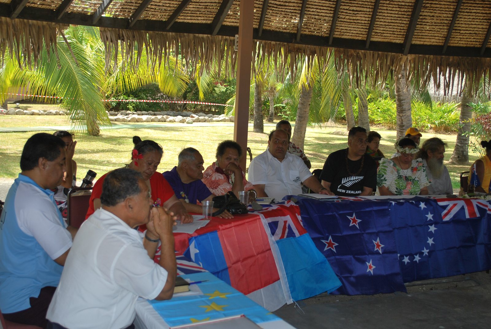 Delegations of TMAK during the Tahiti meeting, September 2011