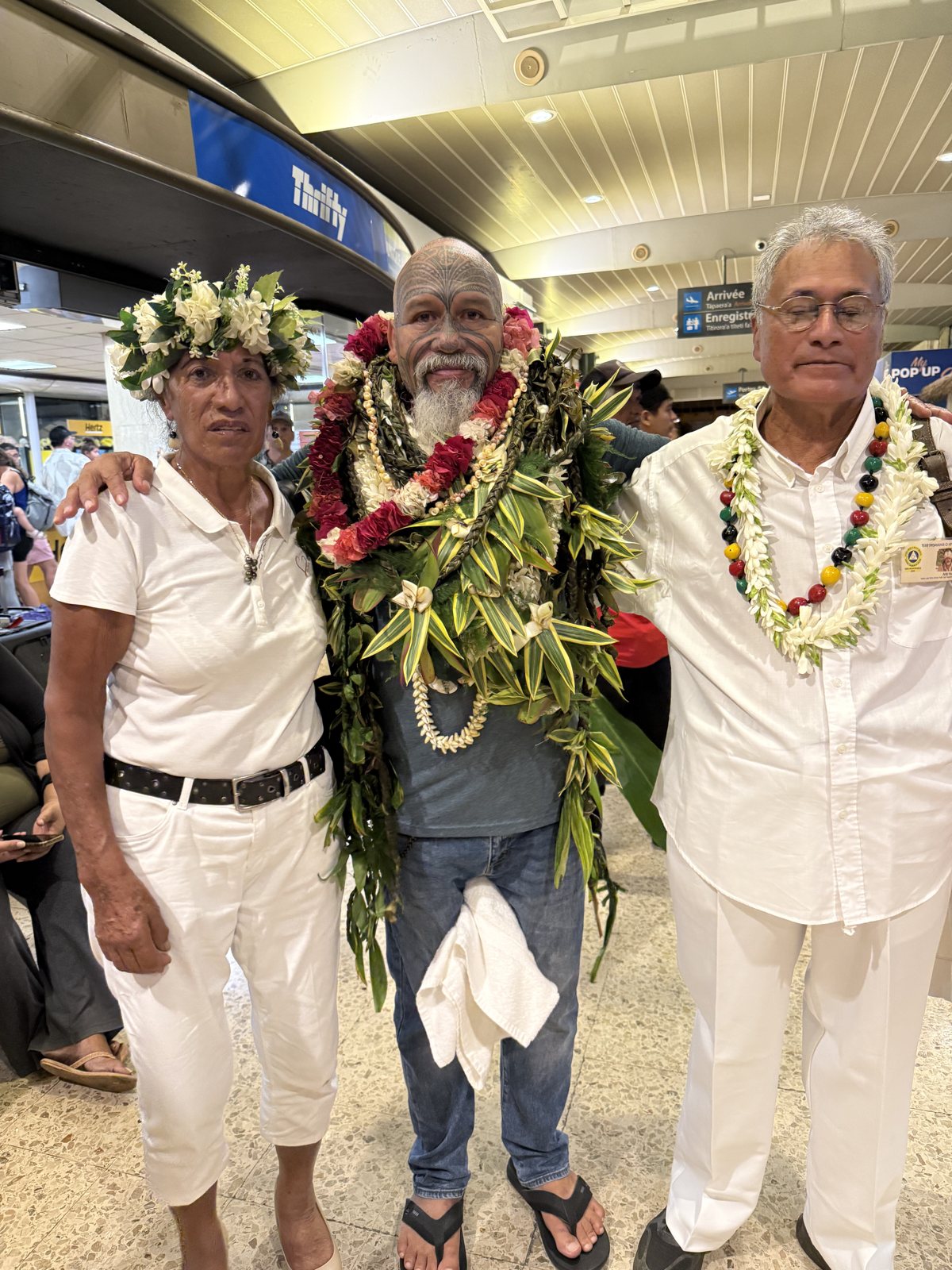 Arrival at Faʻaʻā International Airport, Tahiti, 21 June 2025