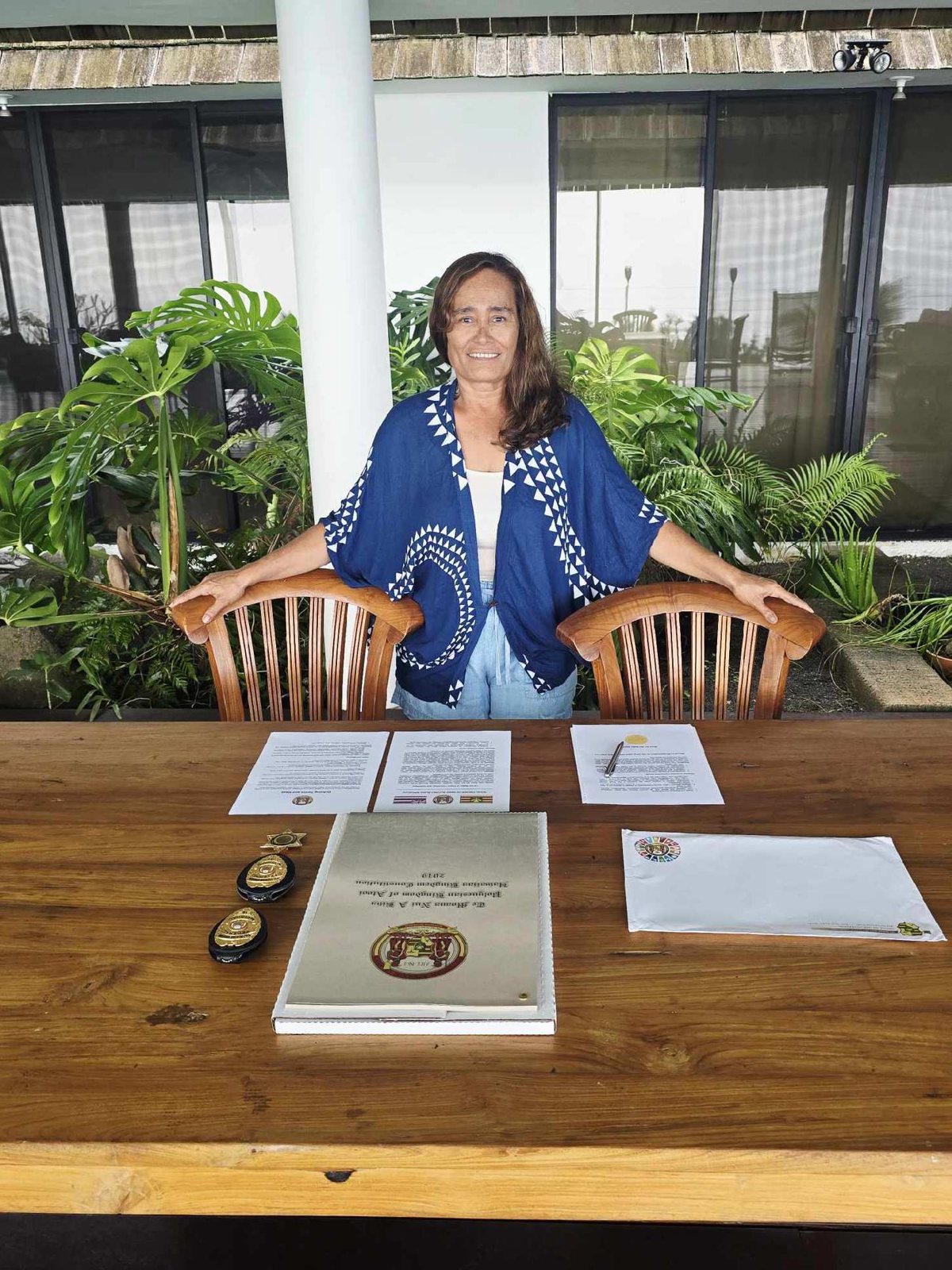 Document signing, Tahiti, 27 June 2025